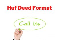 Huf Deed Format